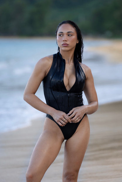 2mm APEX Black Smoothskin Sleeveless Springsuit